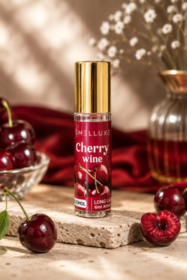 SMELLUXE Cherry wine  Premium Attar Roll-On Perfume (6ml) | Long Lasting | Alcohol-Free