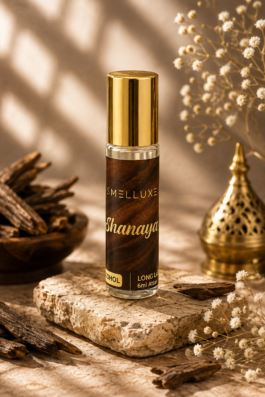 SMELLUXE Shanaya Premium Attar Roll-On Perfume (6ml) | Long Lasting | Alcohol-Free