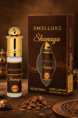 SMELLUXE Shanaya Premium Attar Roll-On Perfume (6ml) | Long Lasting | Alcohol-Free